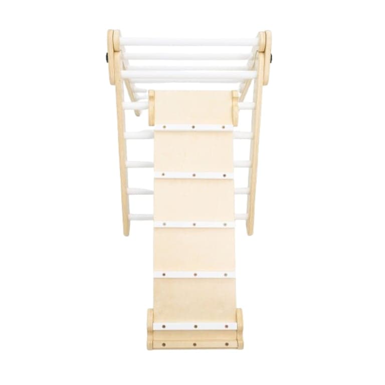Poppyseed Play Montessori Climber Opvouwbare Driehoek & Helling Wit