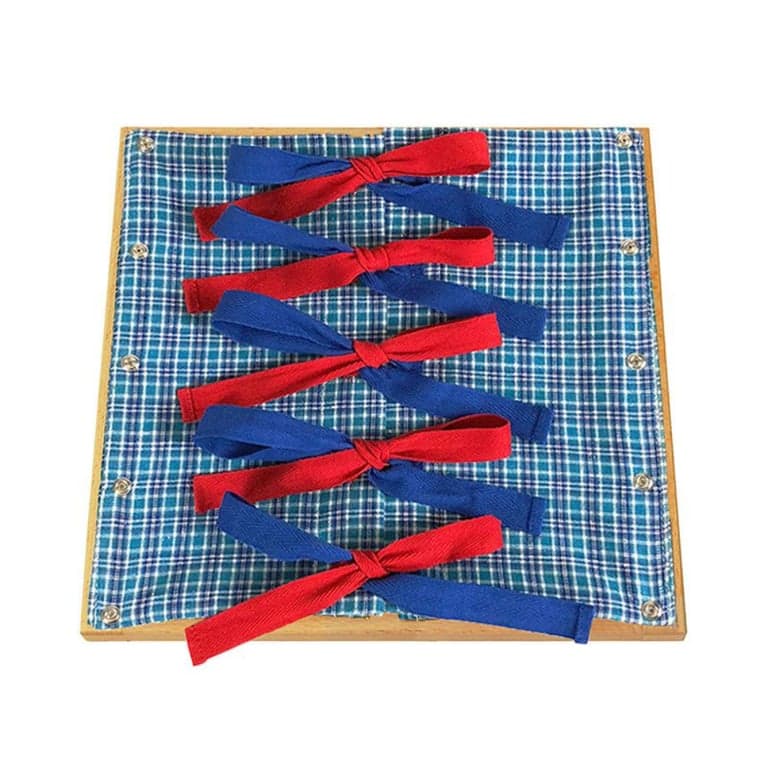 Kid Advance Montessori Lint Knopen Kleedkussen
