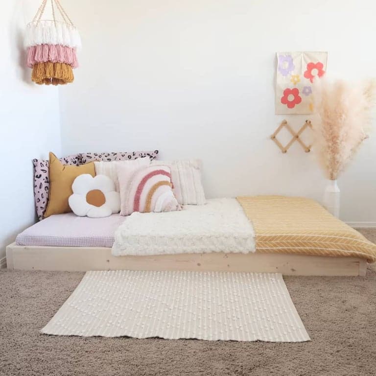 Bash & Timber Vloerbed met Latten Volle Maat