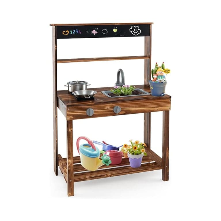 HONEY JOY Houten Modderkeuken Buiten Spelen Met Plank