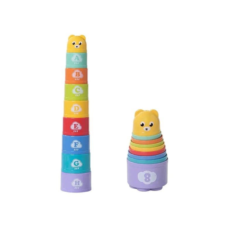 Seaside-Montessori Kleurrijke Stapelbekers