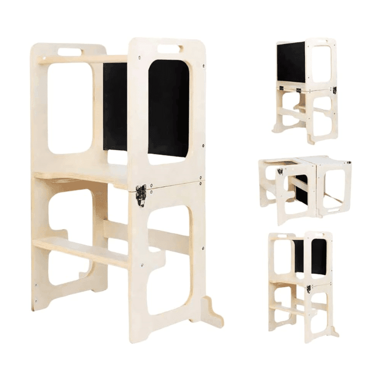 Montessori Mission 4-in-1 Keukentoren met Krijtbord