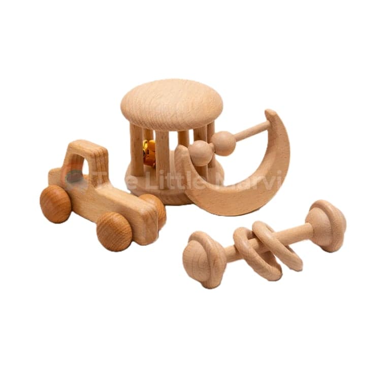 The Little Marvin Montessori Babyrammelaars Ophalen-Maan