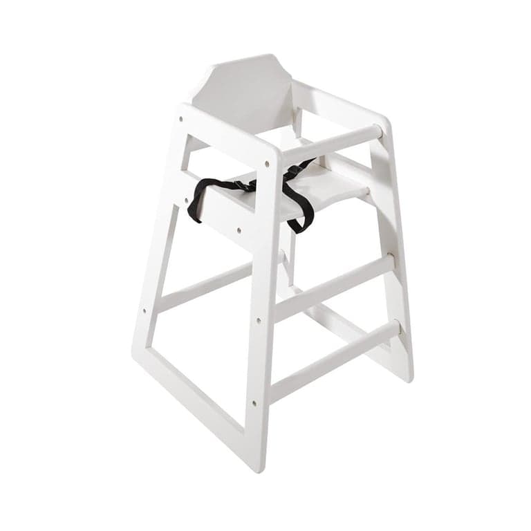 Bolero Houten Hoge Kinderstoel Wit