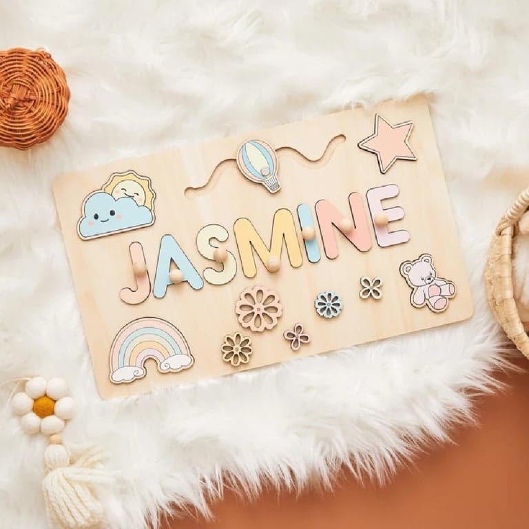Green Tabella Naampuzzel met Pinnetjes 7-8 Letters