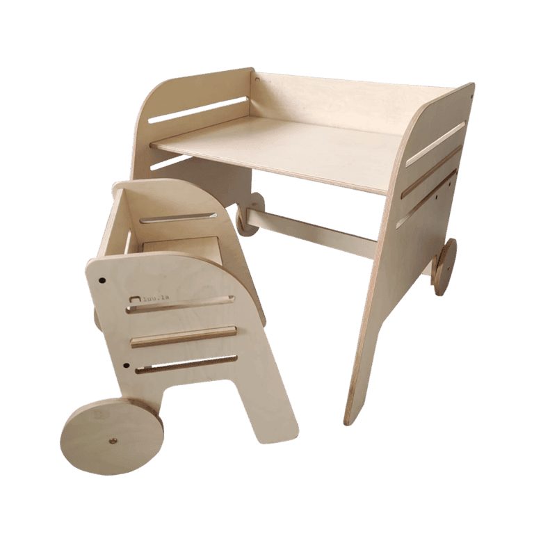 Luula Tafel en Stoel Set Wagenwiel