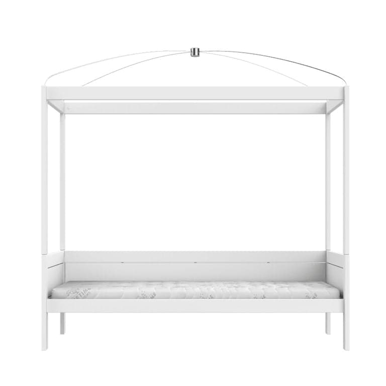 LIFETIME Kidsroom Hemelbed Vierpoot Wit Premium 90x200cm