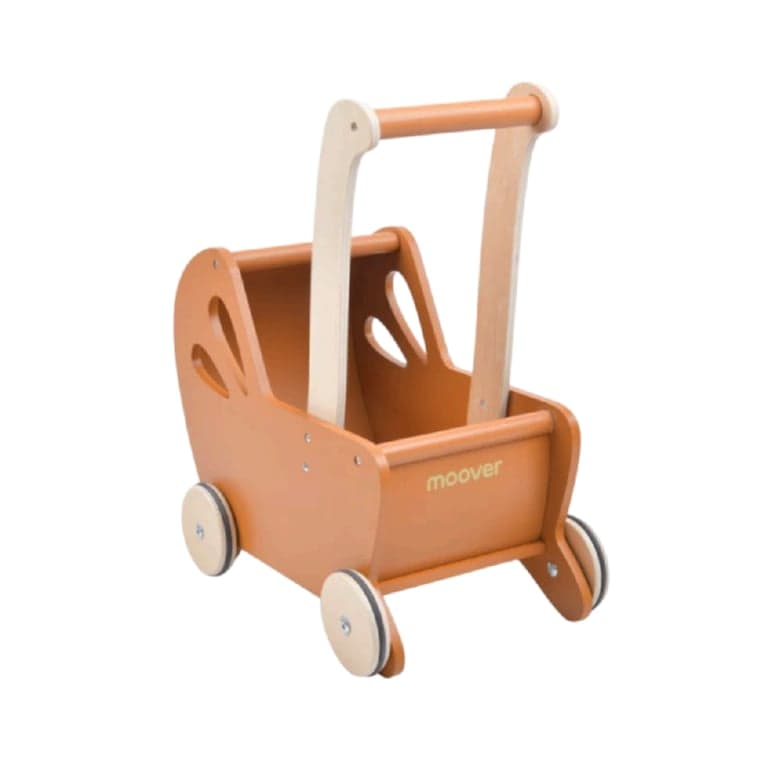 Moover Walker Essential Poppenwagen Donker Camel (Voor Ervaren Wandelaars 18+ Maanden)