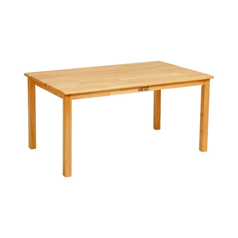 ECR4Kids 61 x 121,9 cm Rechthoekige Hardhouten Tafel Met 55,9 cm Poten Bruin