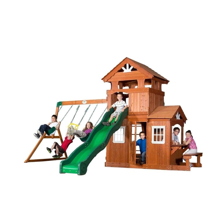 Backyard Discovery Schommel Set met Speelhuisje Shenandoah