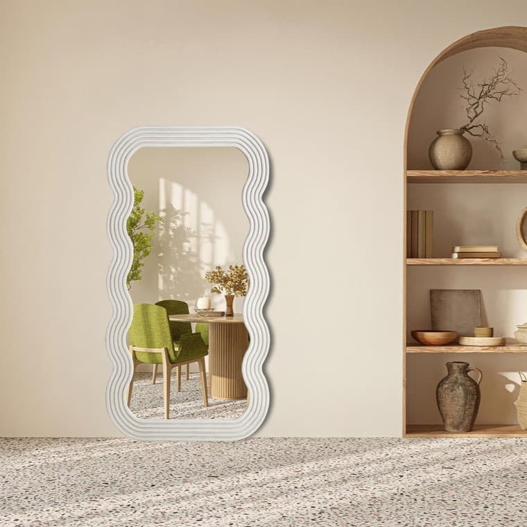 Procyonist Curvy Full Body Spiegel Wit 180 x 80 cm
