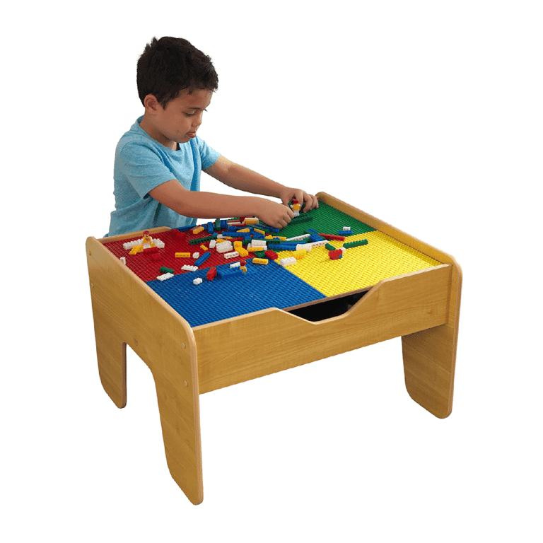 KidKraft 2-in-1 Omkeerbaar Blad Activiteitentafel Natuurlijk