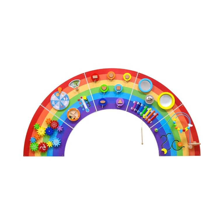SPARK & WOW Regenboog Sensorische Muur Activiteitenbord