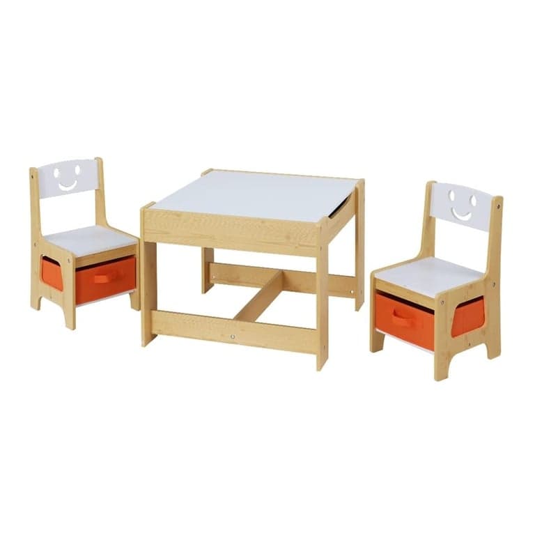 Keezi Tafel en Stoel Set Duurzaam Natuur