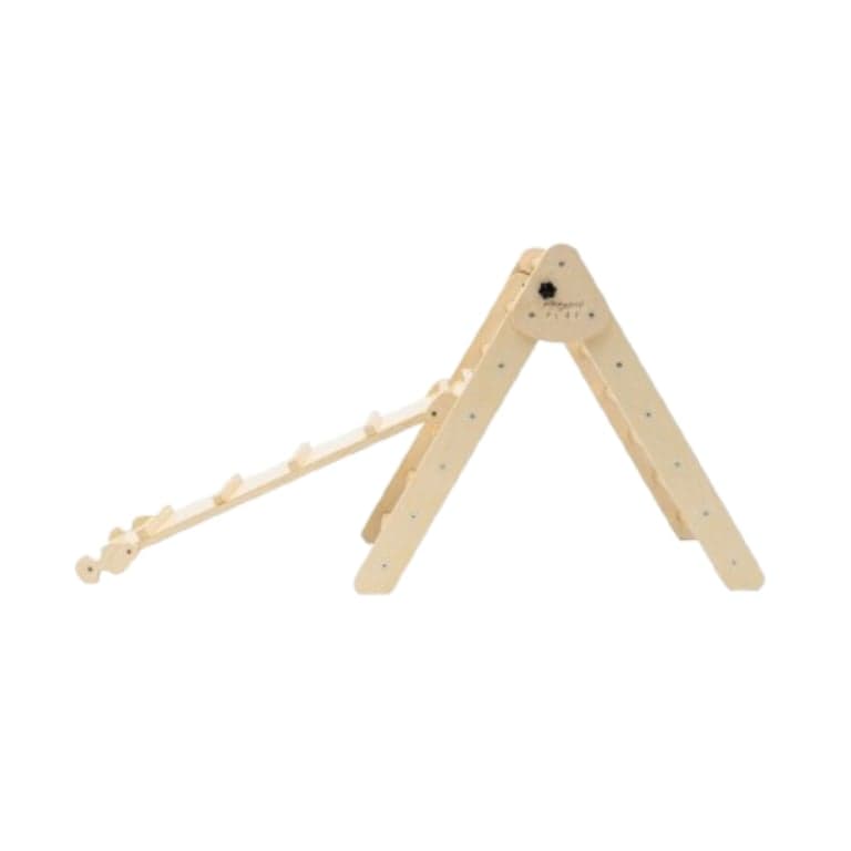 Poppyseed Play Montessori Climber Opvouwbare Driehoek & Helling Natuurlijk