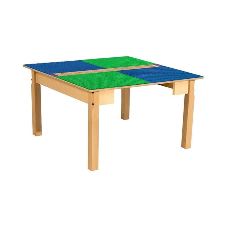 Contender Time-2-Play Berkenmultiplex Kinderactiviteitentafel 45,72 cm Poten Blauw en Groen