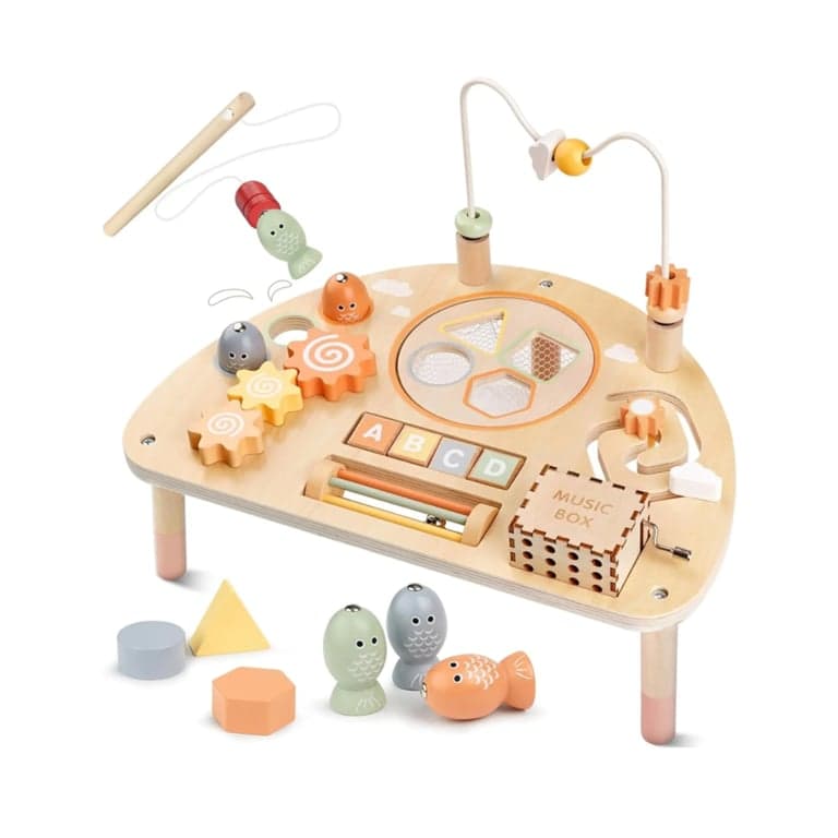 Joyreal 8-in-1 houten activiteitentafel