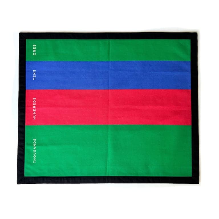 ChethZHomeDecor Montessori Plaats Waarde Werkmat Stijl 3 Flanel