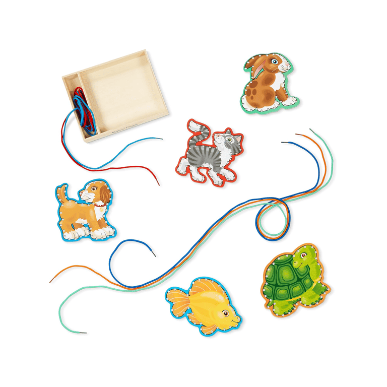 Melissa & Doug Rijg en Traceer Activiteiten Set Huisdieren