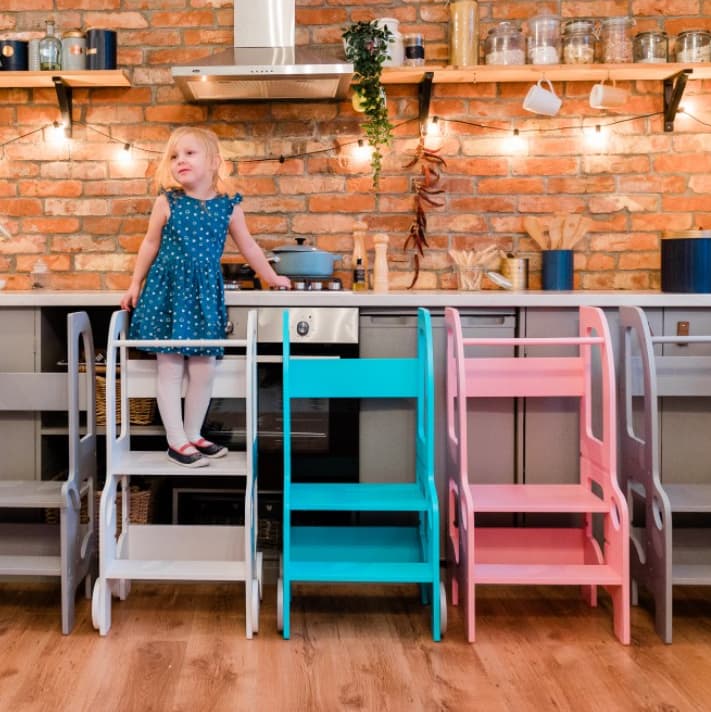 Family SCL Verstelbare Trolley Leertoren Blauw
