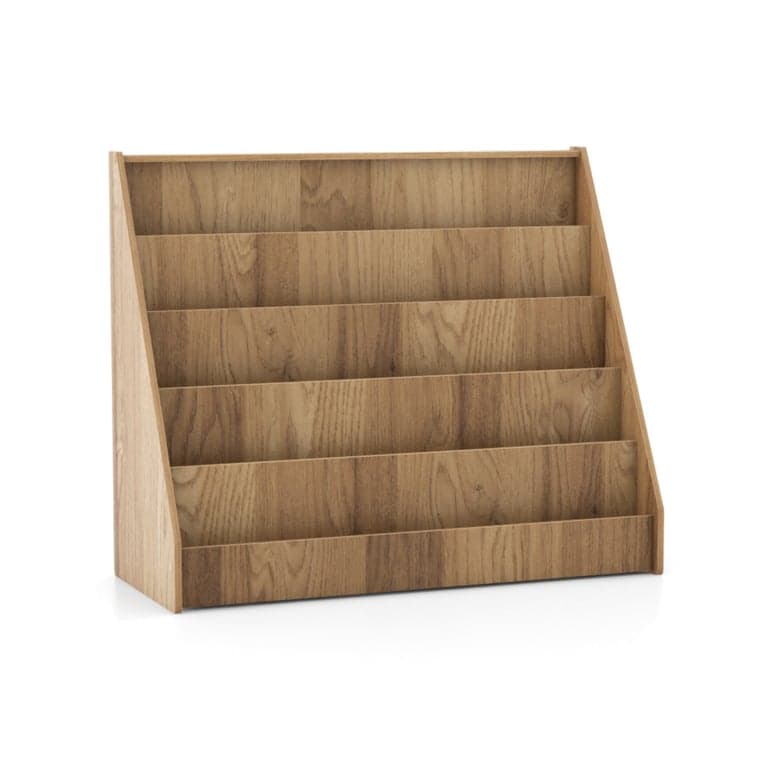 Costway 5-Etage Boekenplank Voor Kinderen Naturel