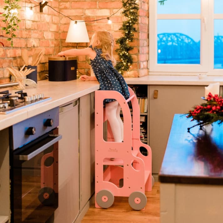 Family SCL Verstelbare Auto Leertoren Roze