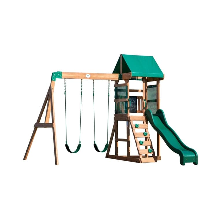 Backyard Discovery Buckley Hill Houten Schommel Set Voor Kleine Tuinen Groen