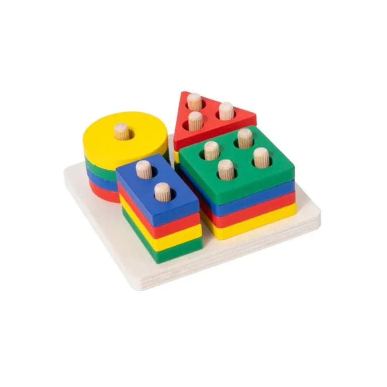 Seaside-Montessori Kleurherkenning Blokken Vierkant