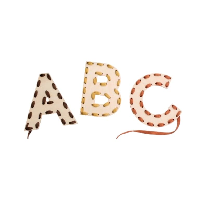 A Design For All Seasons Alfabet Veterbord 3 Letters Neutraal