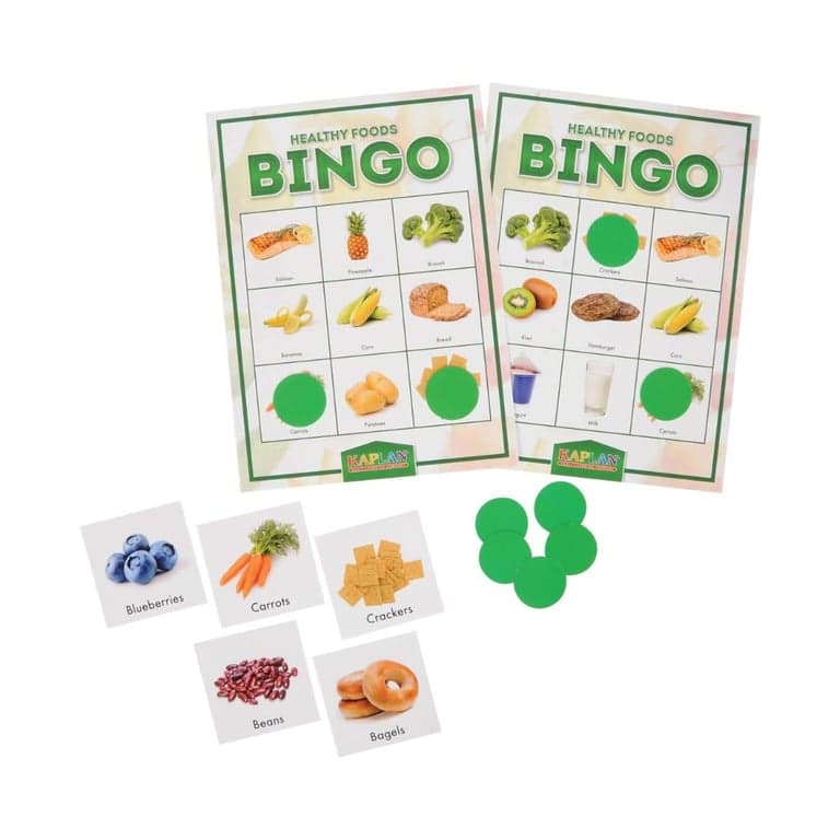Kaplan Early Learning Gezonde Voeding Bingo Spel (Engelstalig)