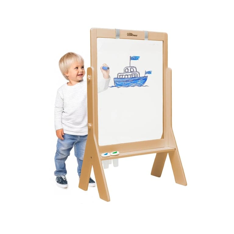 Little Partners Peek-A-Boo Clear Art Schildersezel Naturel