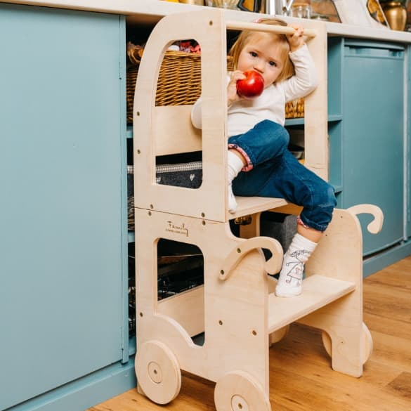 Family SCL Trolley Leertoren Gelakt