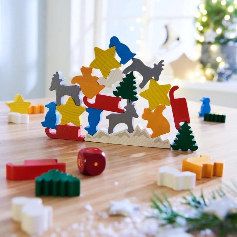 HABA Dier op Dier Kerstmis Stapelspel