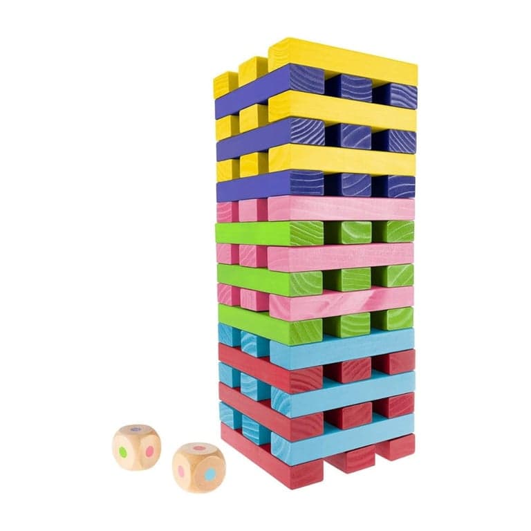 Hey! Play! Reuze Houten Blokken Toren Stapelspel
