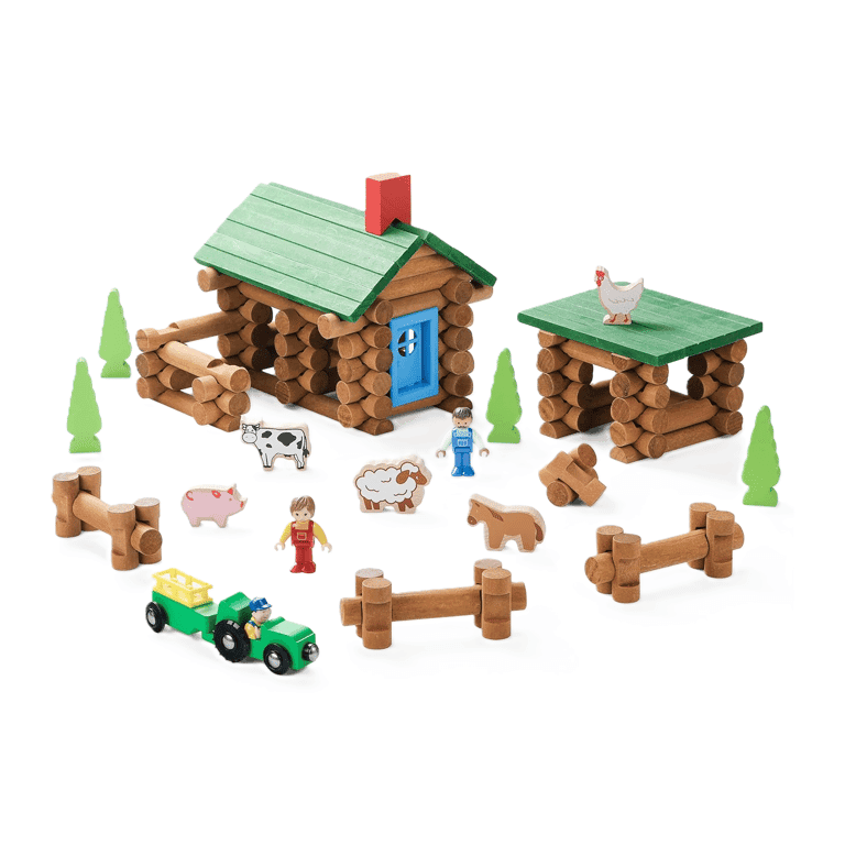 SainSmart Jr. Houten Stammenset 122 Stuks Dorp