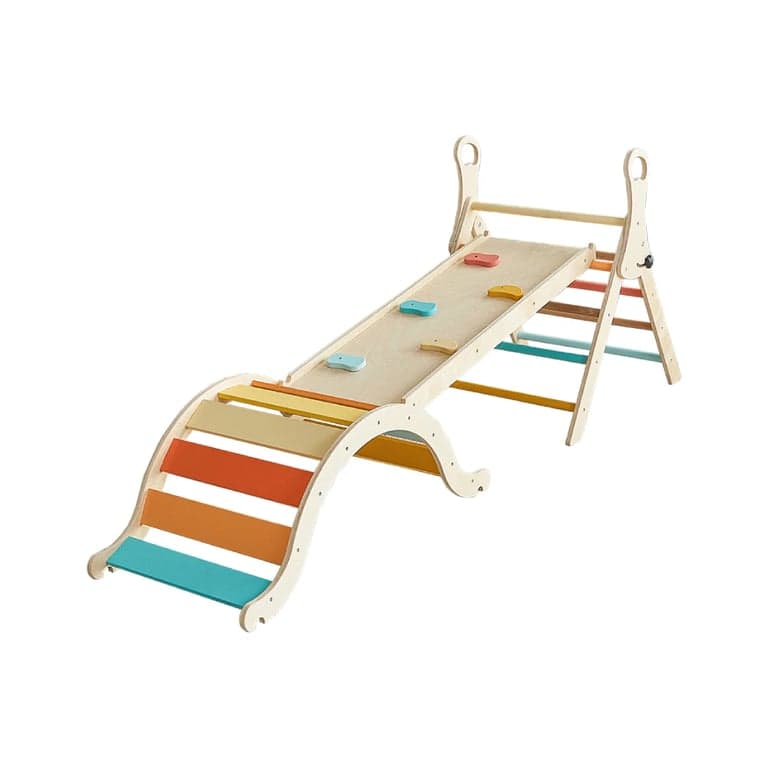 Giant bean Pastel 5 in 1 Pikler® Klimset Met Handvat Klein