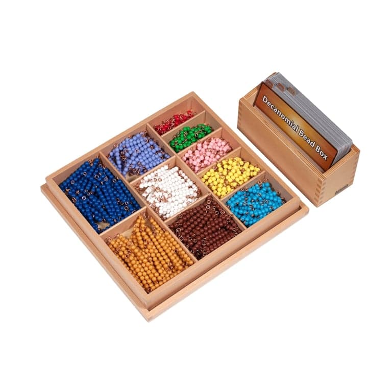 Alison's Montessori Decanomiale Kralendoos Complete Set Waardelijn