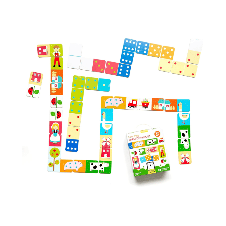 Banana Panda Domino Spel Boerderij