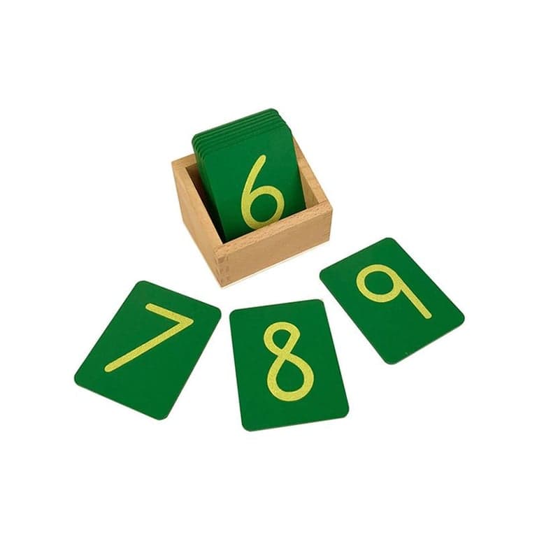 Kid Advance Montessori Schuurpapieren Getallen met Doosje
