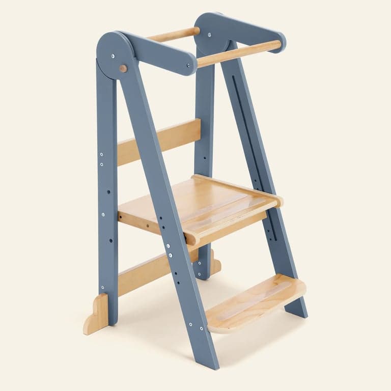 HARPPA Nordi Opvouwbare Peutertoren Blauw Haze en Grijs