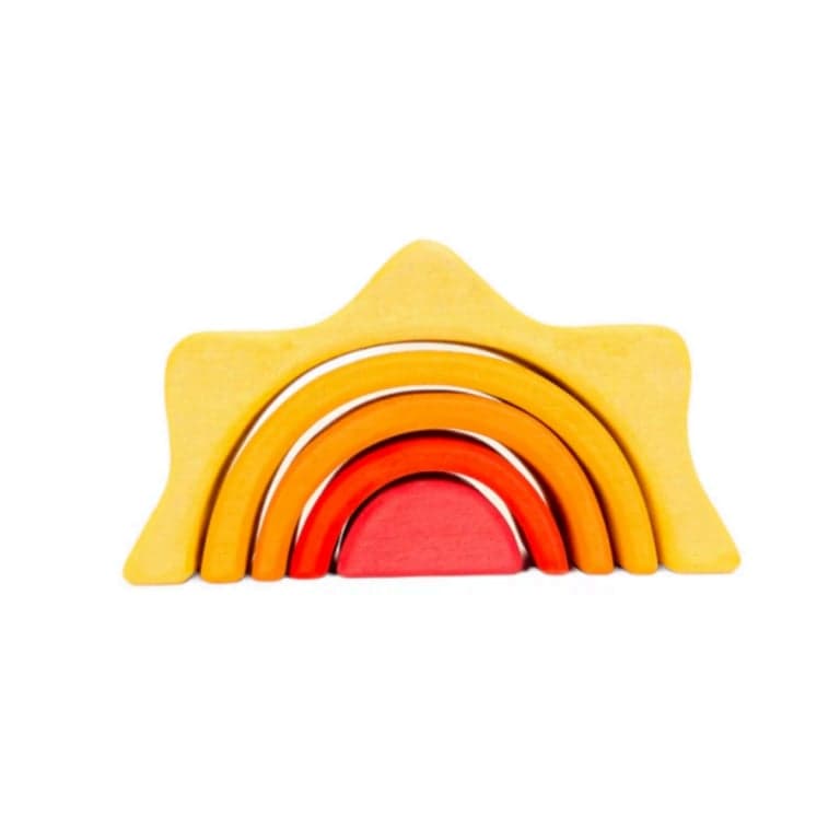 Green Elephant Home and Toys Zon Regenboog Stapelaar
