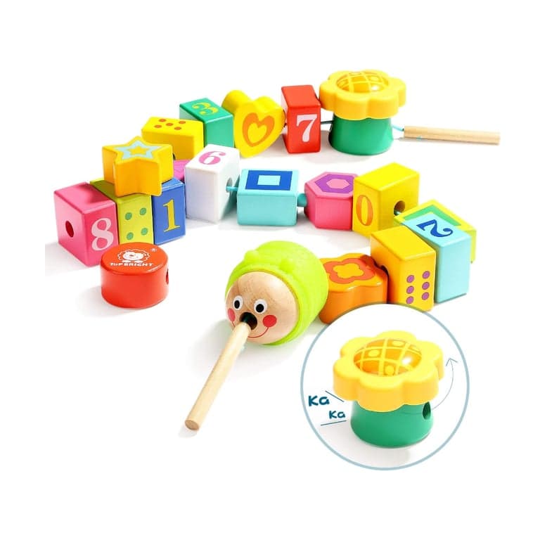 TOP BRIGHT Houten Veter Kralen