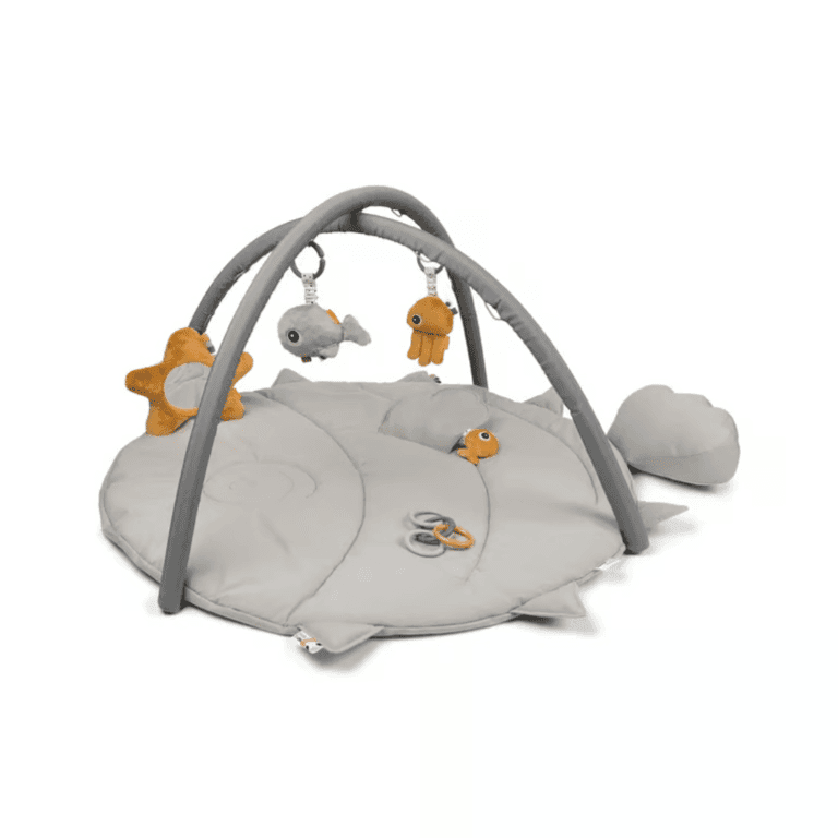 Done by Deer Babygym Met Speelmat Sea Friends Grijs