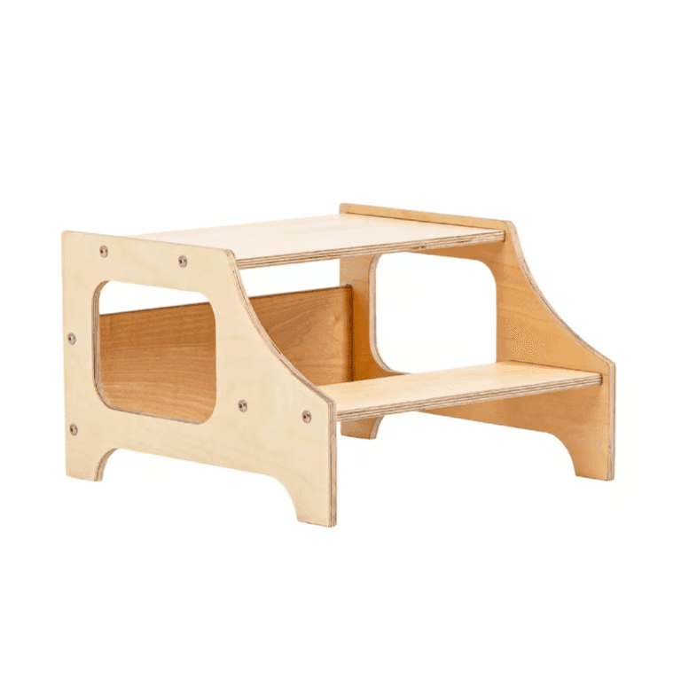 Duck Woodworks Opstapje van Natuurlijk Hout