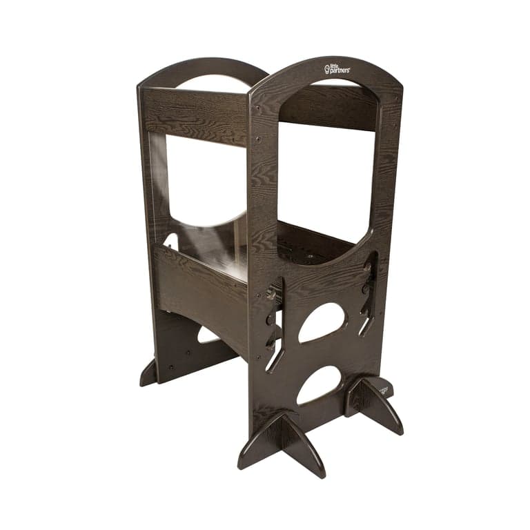Little Partners Learning Tower Chef Serie Premium Houtskool Grijs
