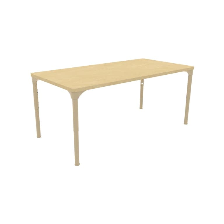 Avenlur Verstelbare Kindertafel Rechthoek 43,18 tot 63,50 cm Hoogte