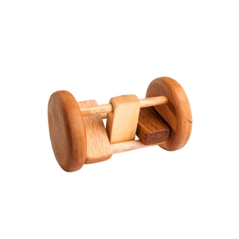PoppyBabyCo Montessori Rollende Rammelaar