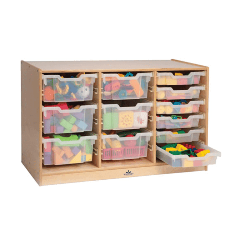 Kaplan Early Learning Easy View Opbergbakken in Twee Maten met Laden