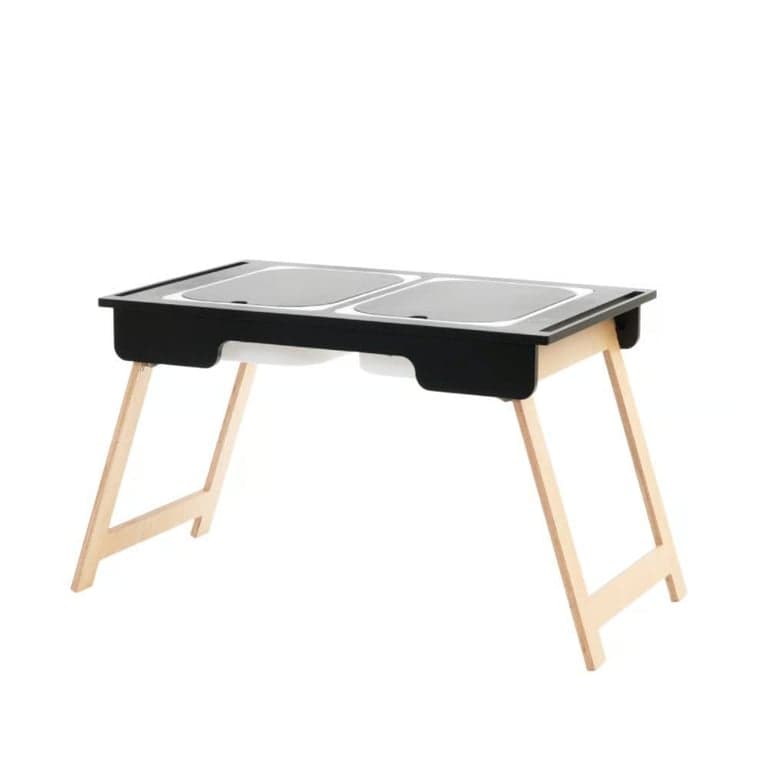 Duck Woodworks Sensorische Zand- en Watertafel Zwart