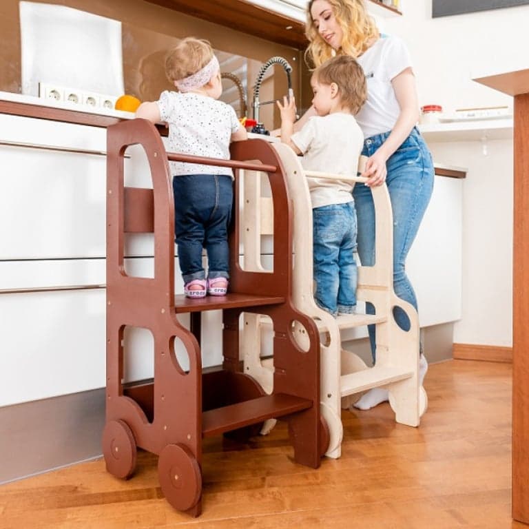 Family SCL Verstelbare Auto Leertoren Natuurlijk